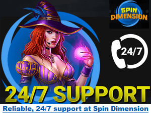 Reliable, 24/7 customer support at Spin Dimension