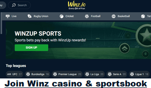 Join Winz casino and sportsbook